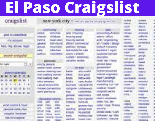 El Paso Craigslist